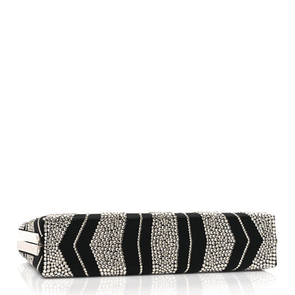 Jimmy Choo Satin Crystal Box Clutch Black 4 of 9