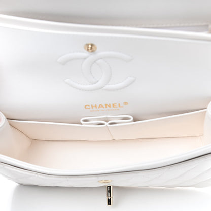 Chanel Caviar Quilted Small Double Flap White 4 of 4