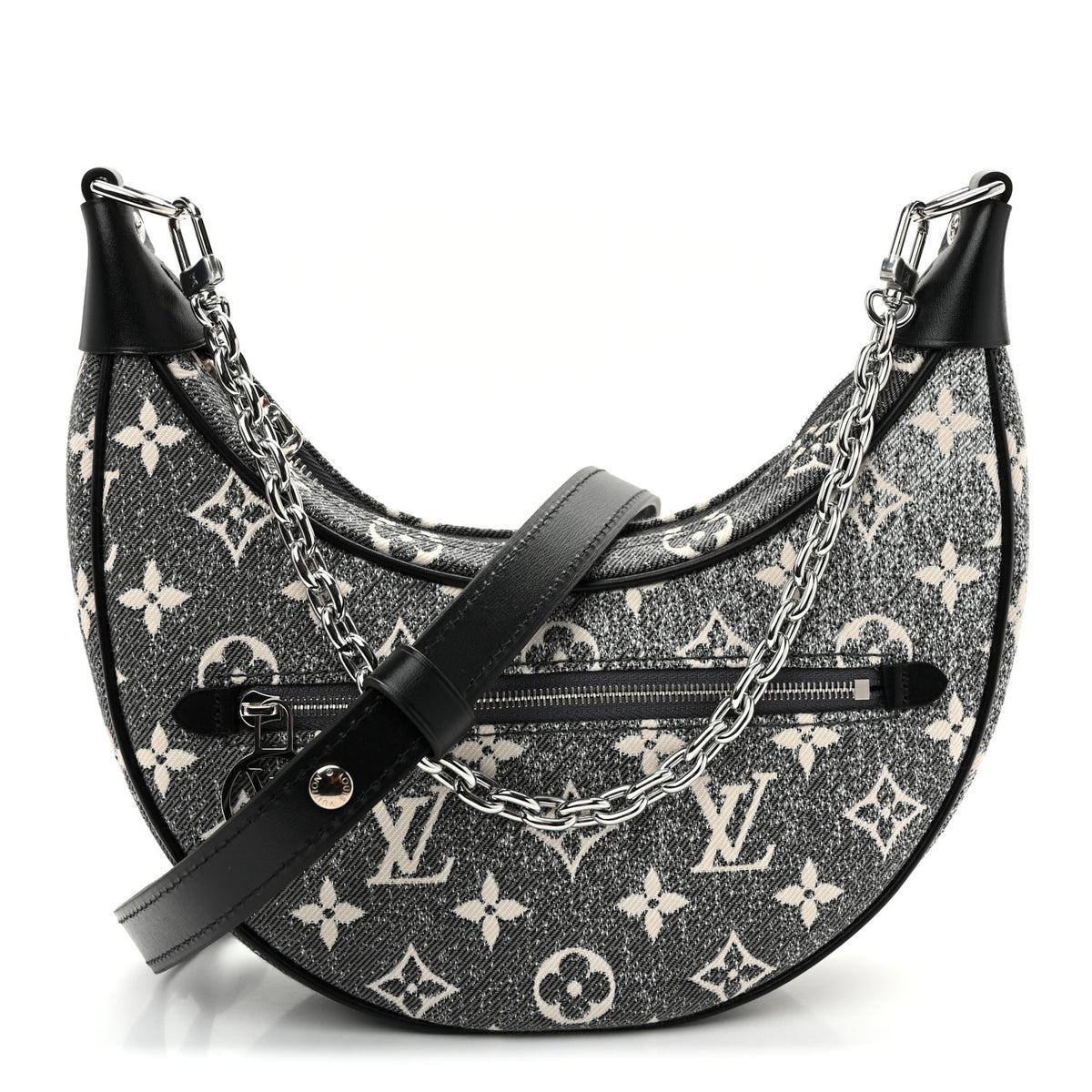 Monogram Jacquard Denim Loop Black
