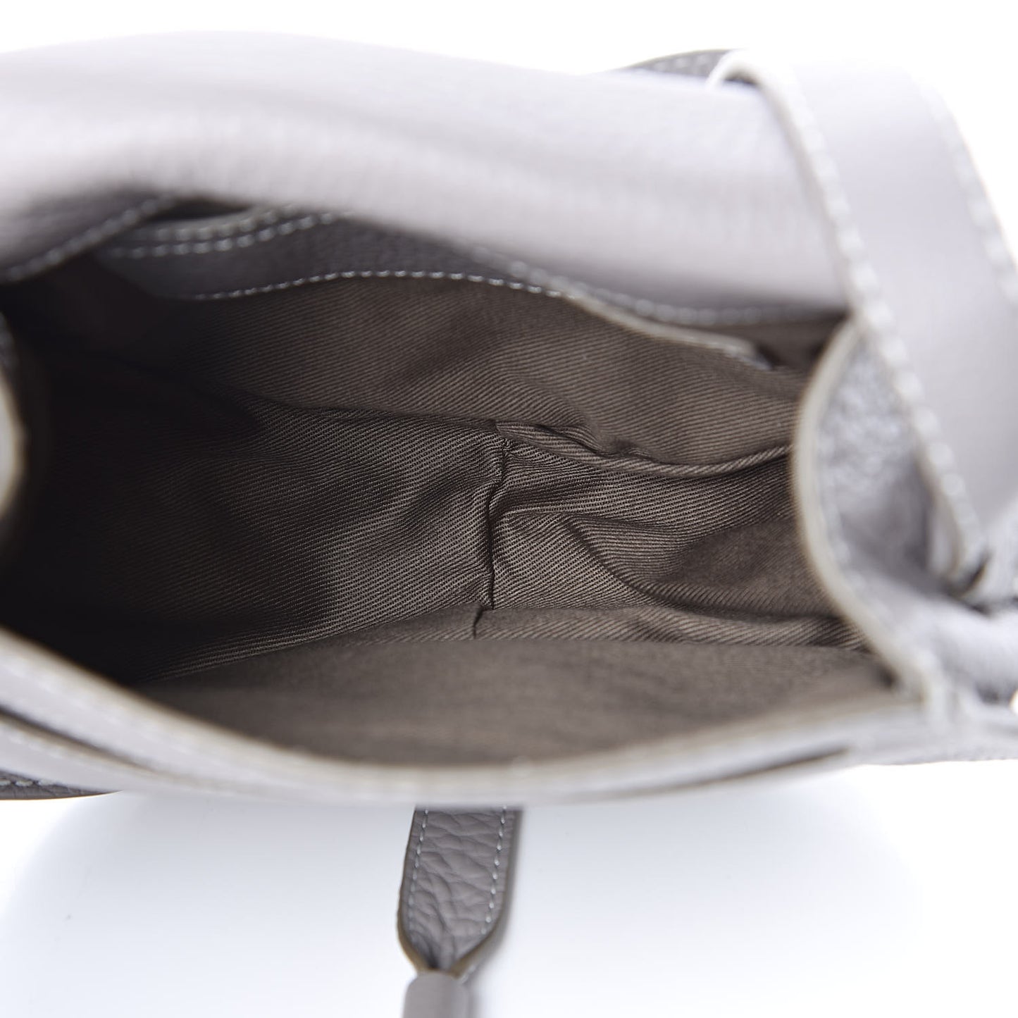 Calfskin Mini Marcie Round Crossbody Bag Cashmere Grey