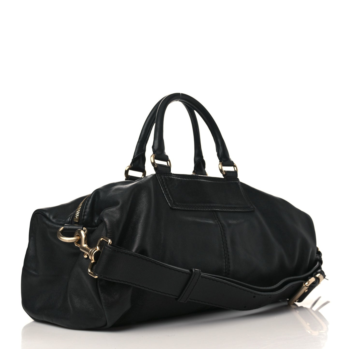 Sugar Goatskin Duffle Bag Black