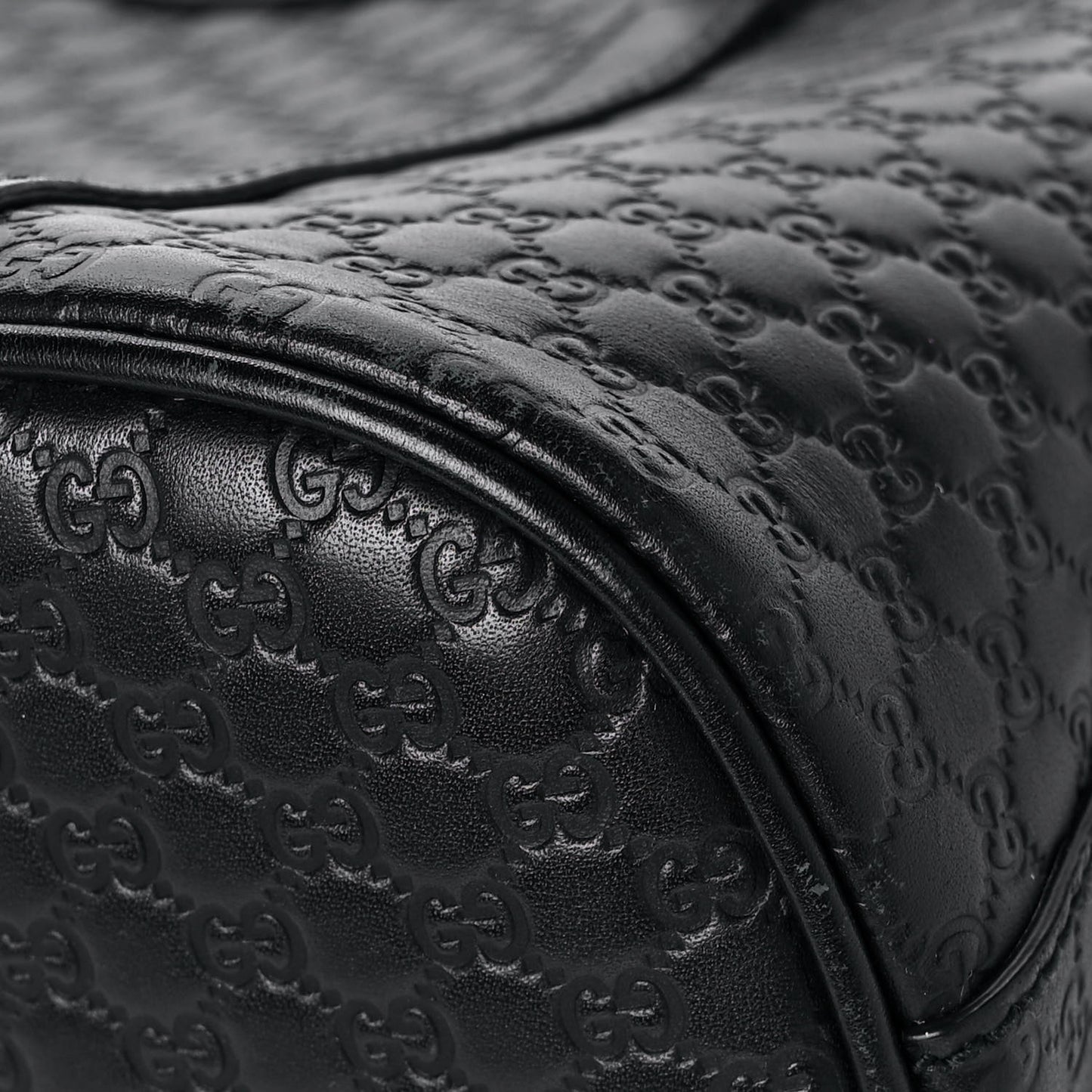 Microguccissima Mini Dome Bag Black