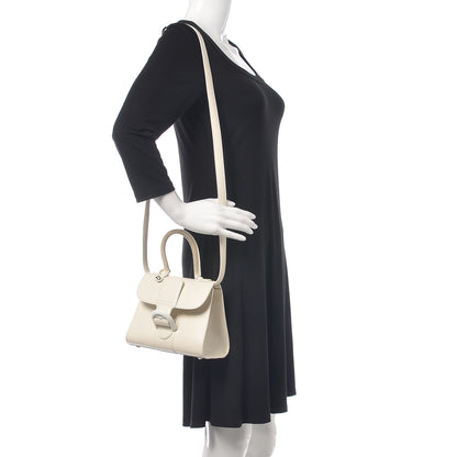 Delvaux Calfskin Mini Brillant Satchel Ivory 2 of 16