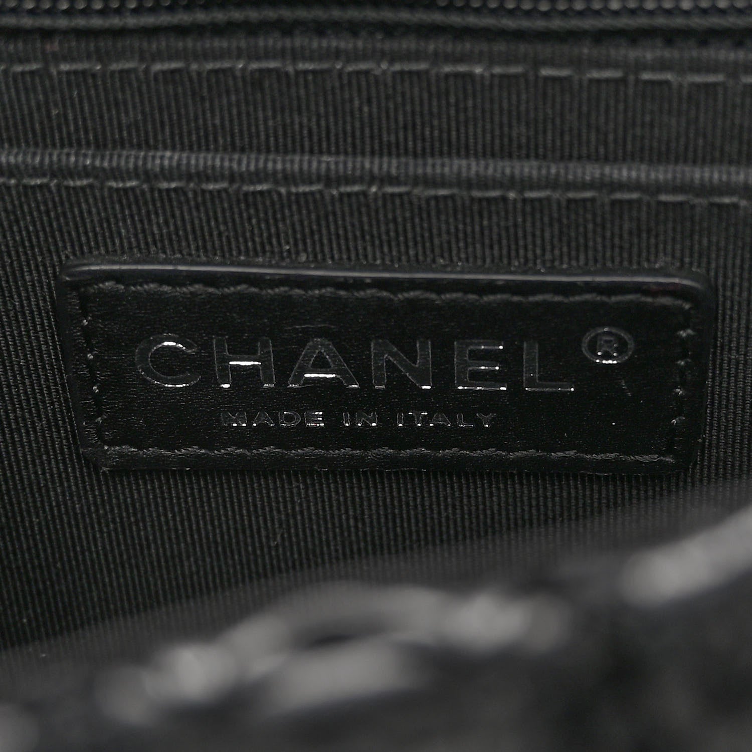 Chanel Lambskin Crochet Embroidered Small Flap Black 6 of 11