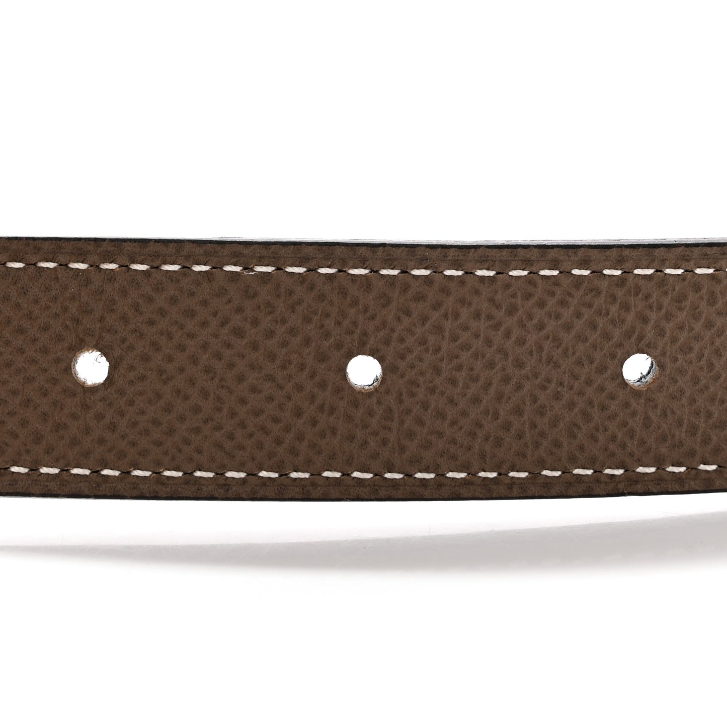 Swift Epsom 24mm Mini Constance H Belt Black Etoupe