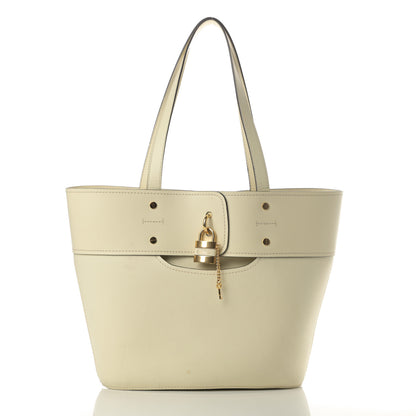Chloe Smooth Grained Calfskin Small Aby Tote White 3 of 13