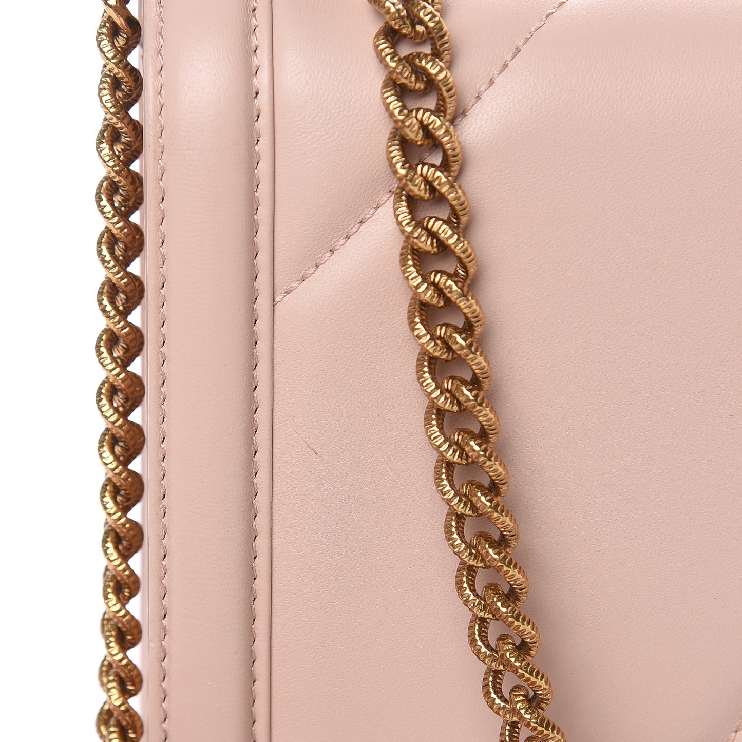 Calfskin Large Devotion Bag Pale Pink