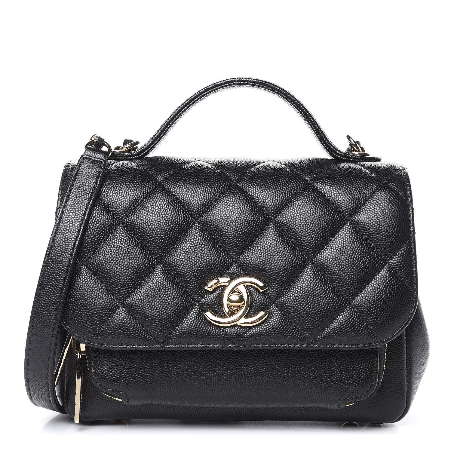 Chanel Caviar Quilted Small Business Affinity Flap Black 1 of 9