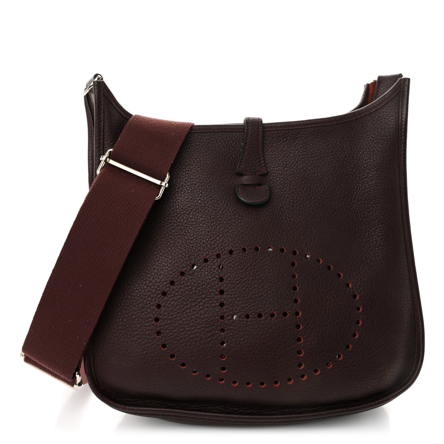 Hermes Taurillon Clemence Evelyne III PM Havane 1 of 10