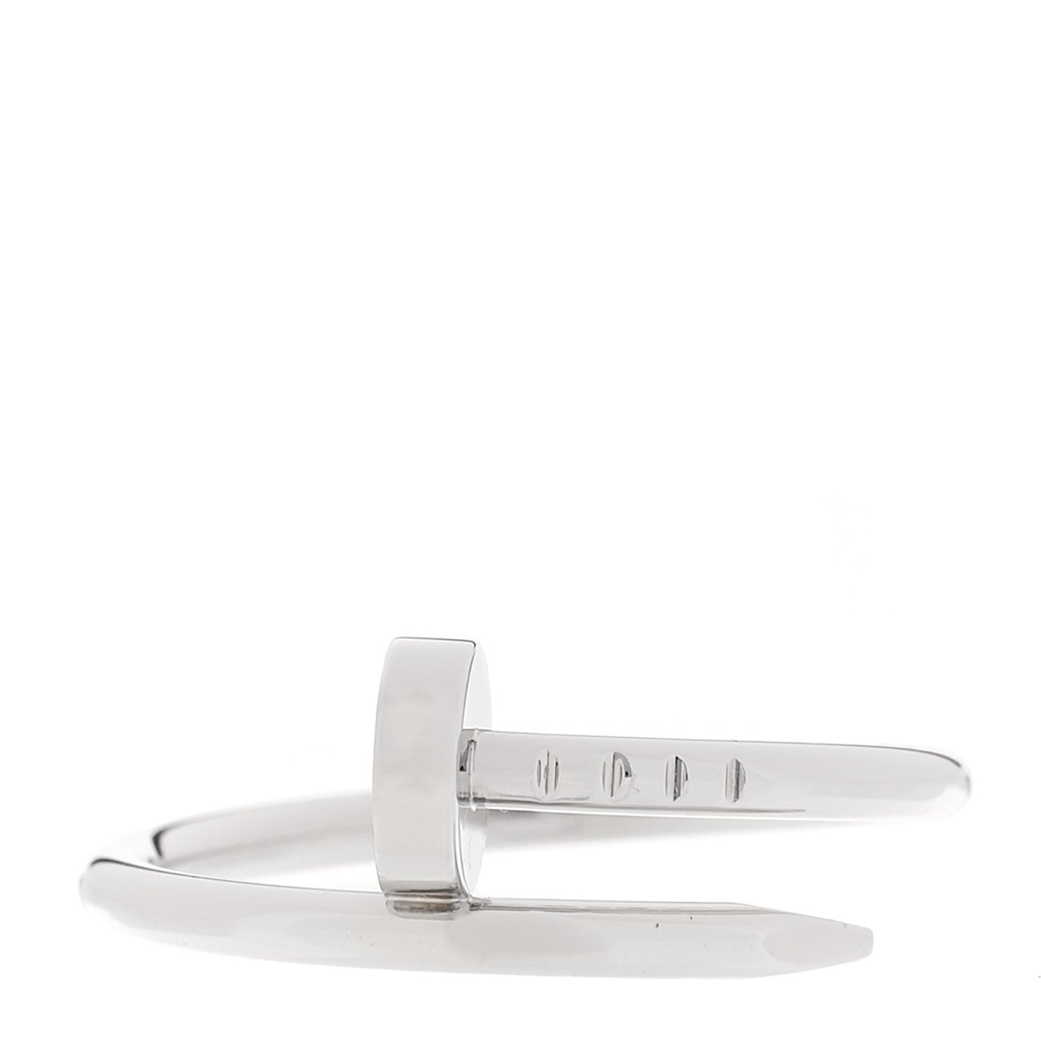 Cartier 18K White Gold Small Juste Un Clou Ring 52 6 1 of 6