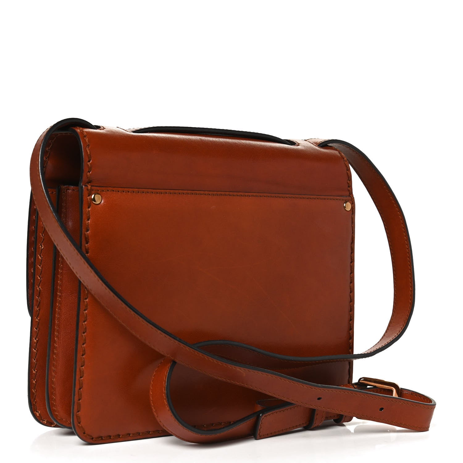 Chloe Calfskin Louise Shoulder Bag Brown 3 of 11