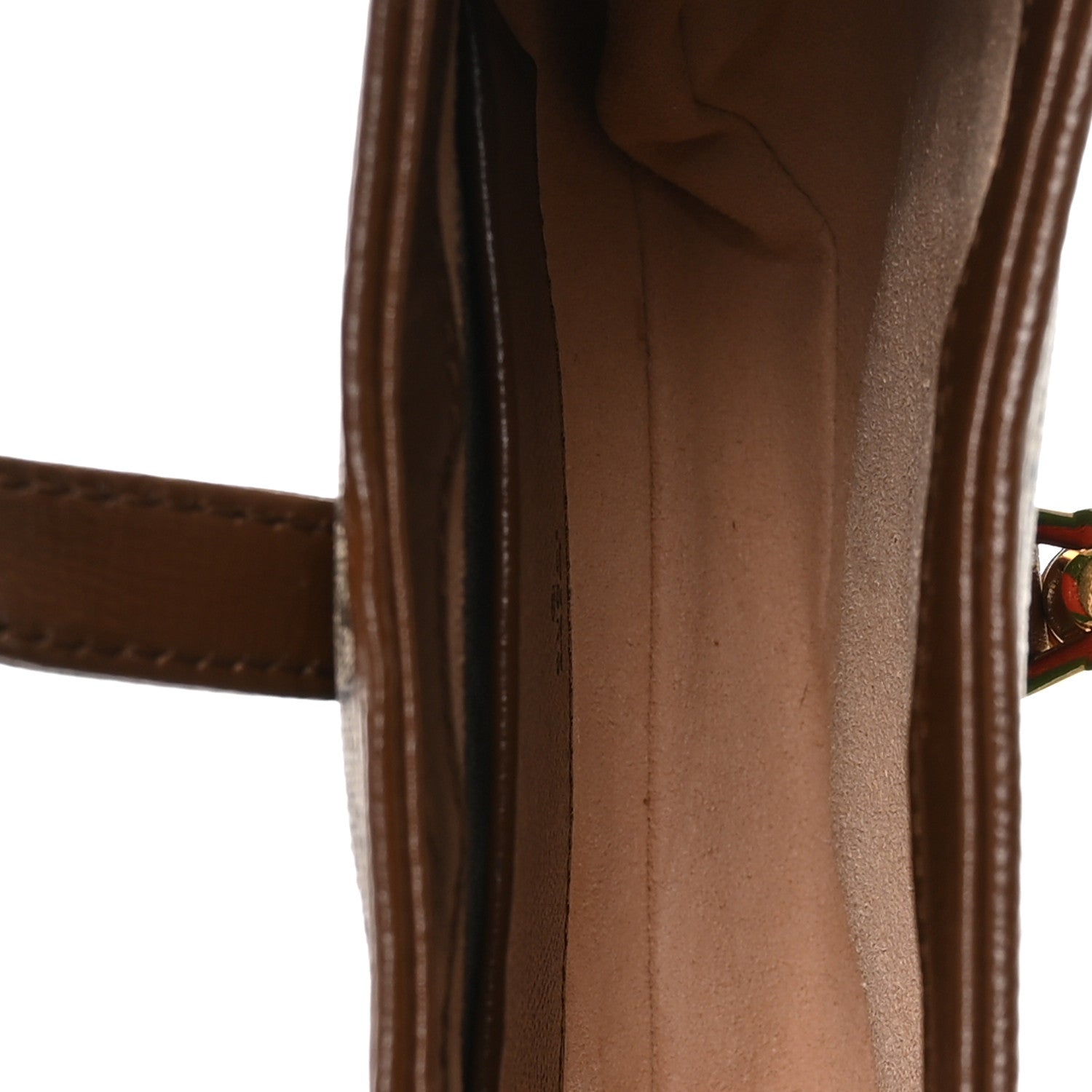 Gucci GG Supreme Monogram Azalea Calfskin Web Mini Jackie 1961 Hobo Beige Ebony Brown Sugar 5 of 11