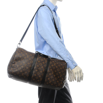 Louis Vuitton Monogram Macassar Keepall Bandouliere 45 2 of 7