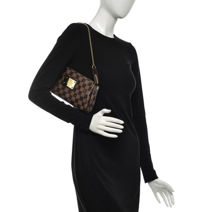 Louis Vuitton Damier Ebene Eva Clutch 2 of 6