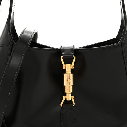 Gucci Boarded Dyana Lux Calfskin Small Jackie 1961 Hobo Black 8 of 11