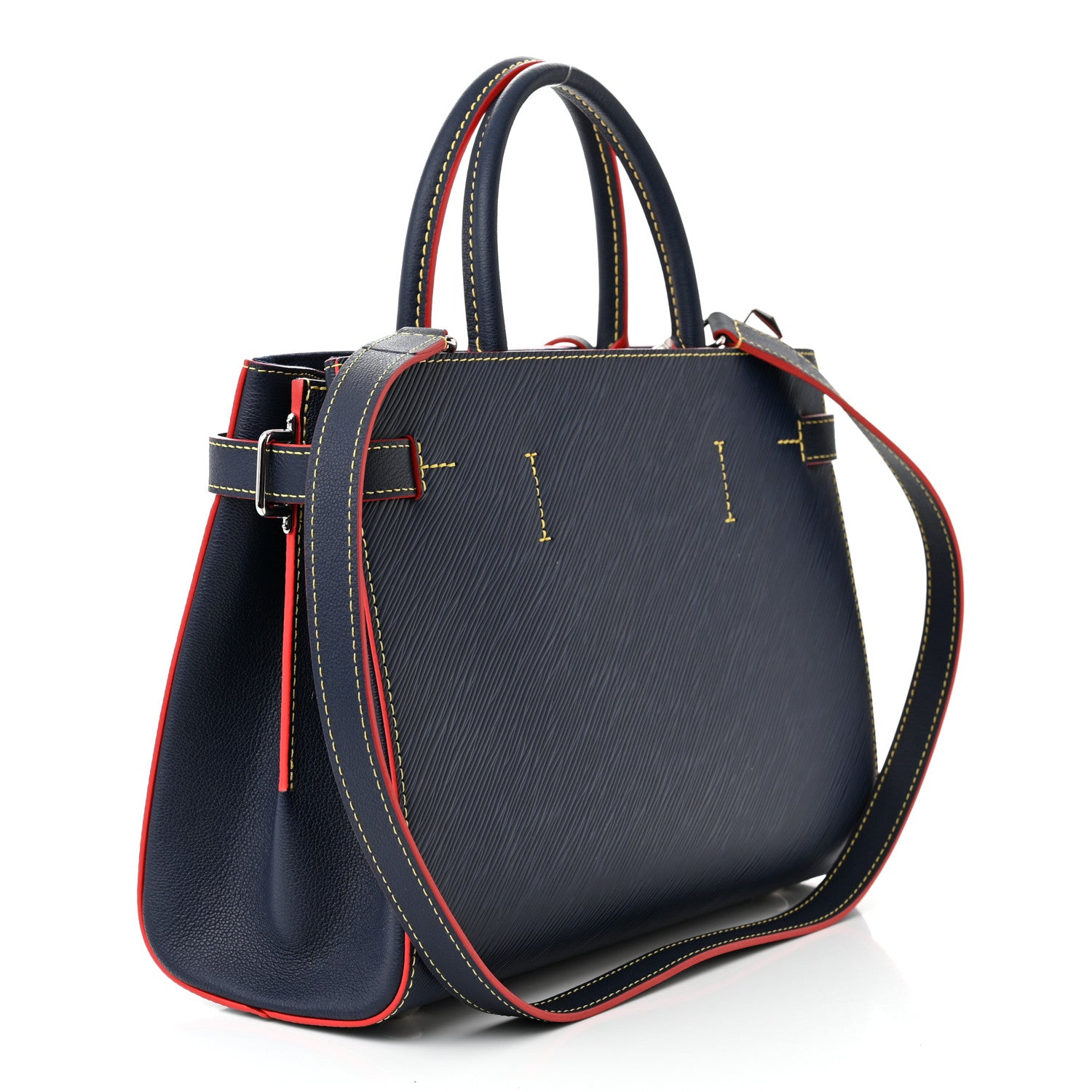 Louis Vuitton Epi Twist Tote Indigo 3 of 11