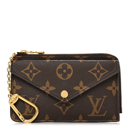 Louis Vuitton Monogram Recto Verso Card Holder Black 1 of 7
