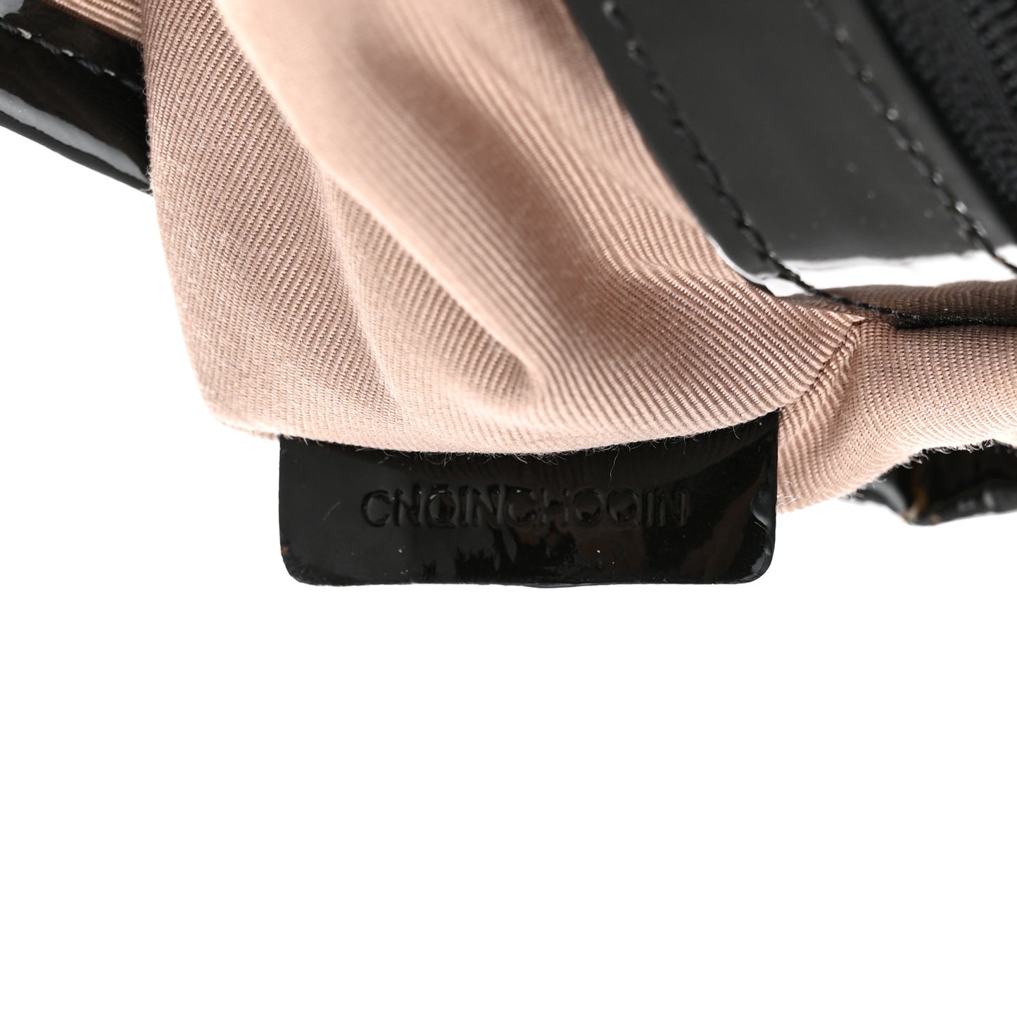 Nova Check Patent Medium Emmy Tote Black