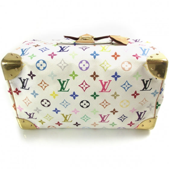 Louis Vuitton Monogram Multicolor Speedy 30 White 4 of 10