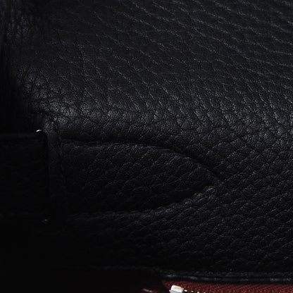 Hermes Fjord Horseshoe Kelly Retourne 40 Black Rouge H 19 of 34