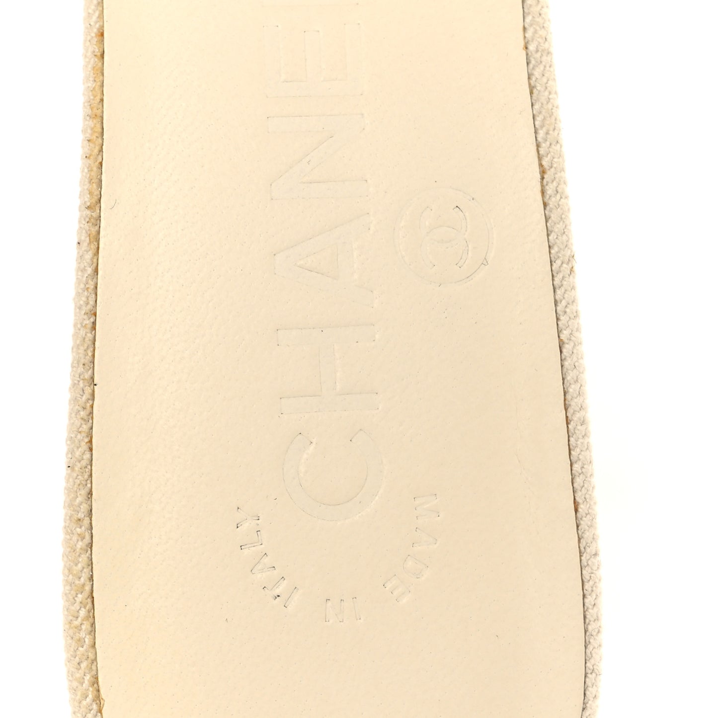 Canvas Camellia Wedge Sandals 38.5 Off White 38.5 Off White