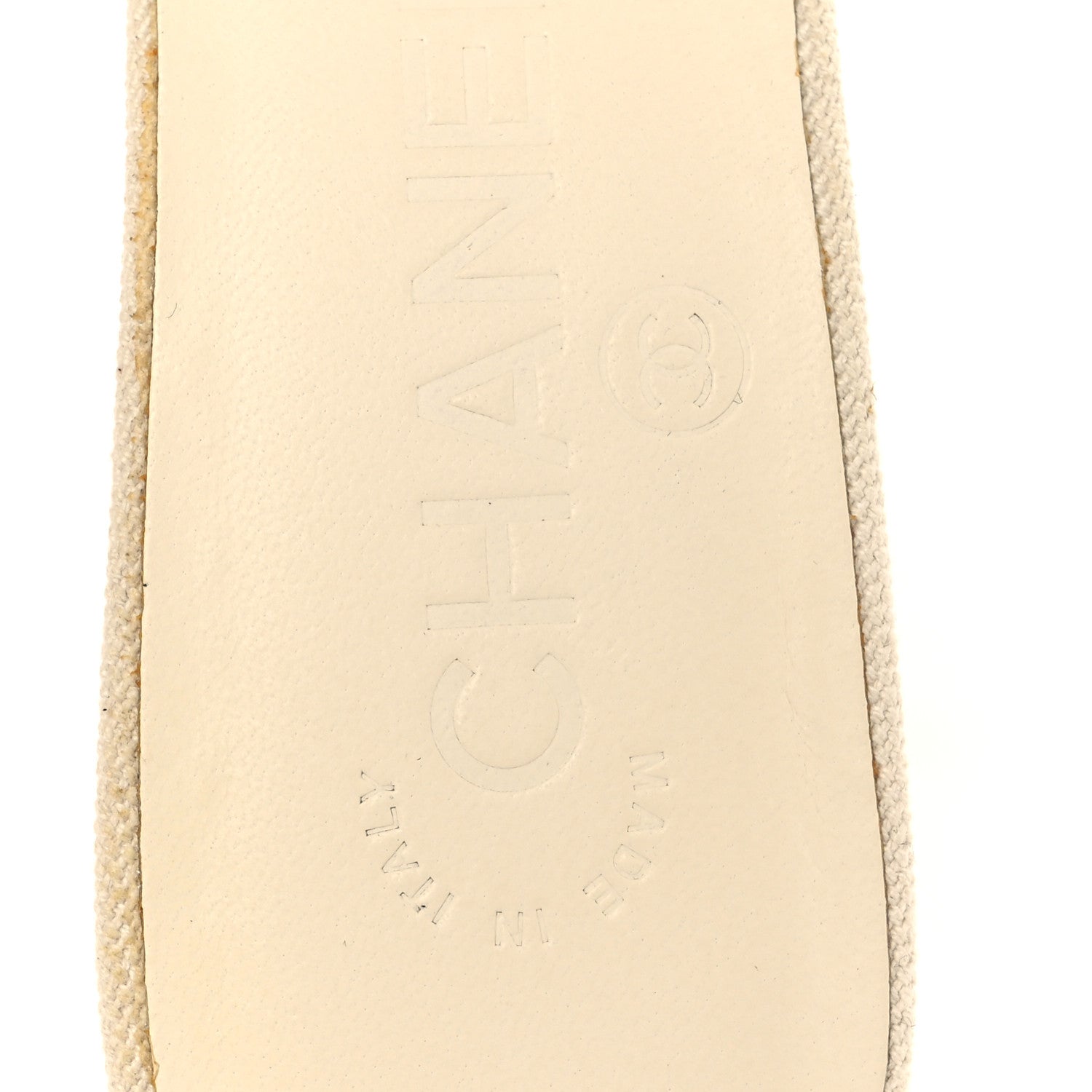 Chanel Canvas Camellia Wedge Sandals 38.5 Off White 38.5 Off White 9 of 12