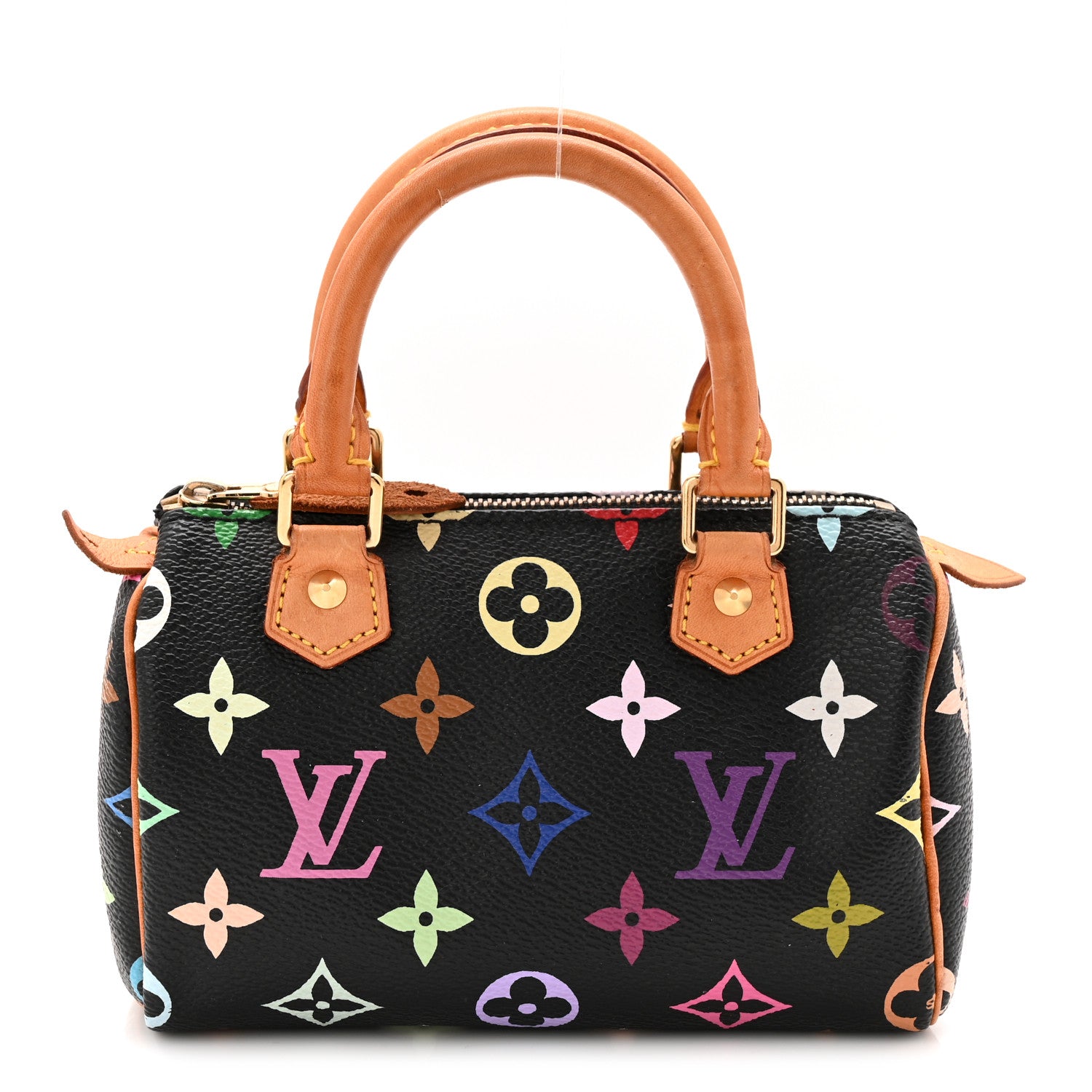 Louis Vuitton Monogram Multicolor Mini Sac HL Speedy Black 1 of 10
