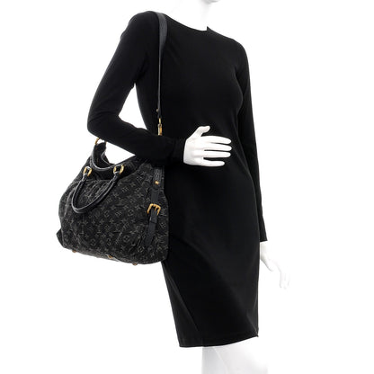 Louis Vuitton Denim Neo Cabby GM Black 2 of 8