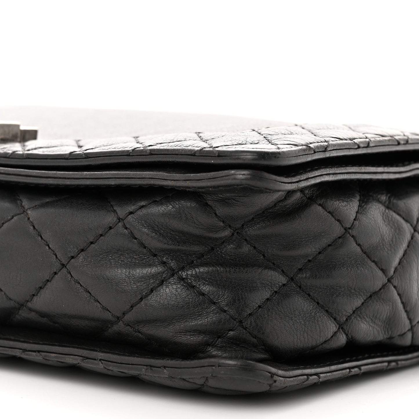 Calfskin New Medium Boy Reverso Flap Black