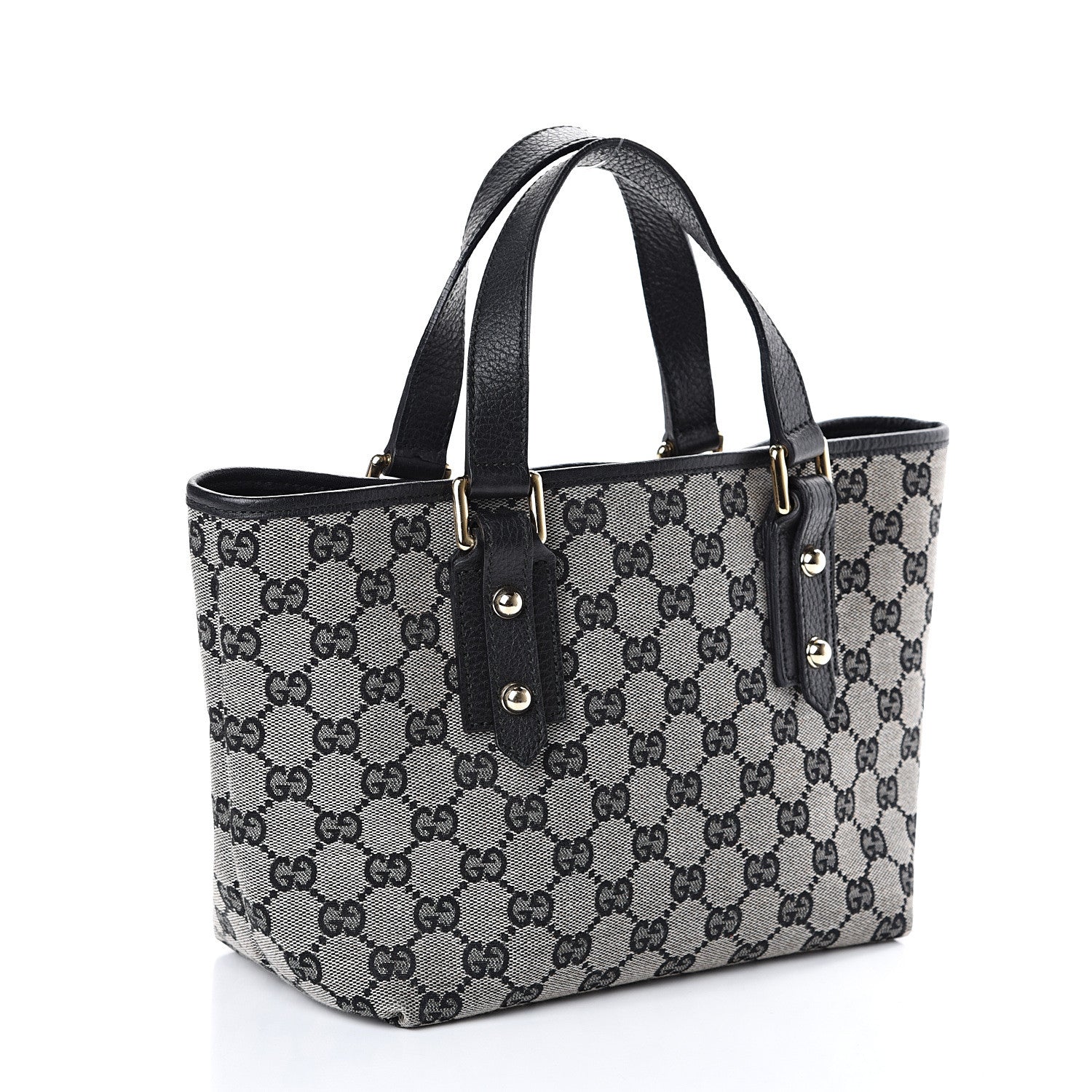 Gucci Monogram Small Jolicoeur Tote Navy 2 of 8