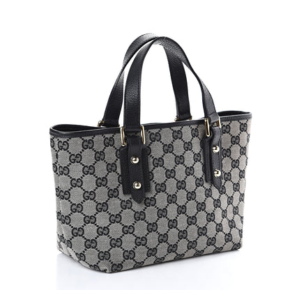 Gucci Monogram Small Jolicoeur Tote Navy 2 of 8