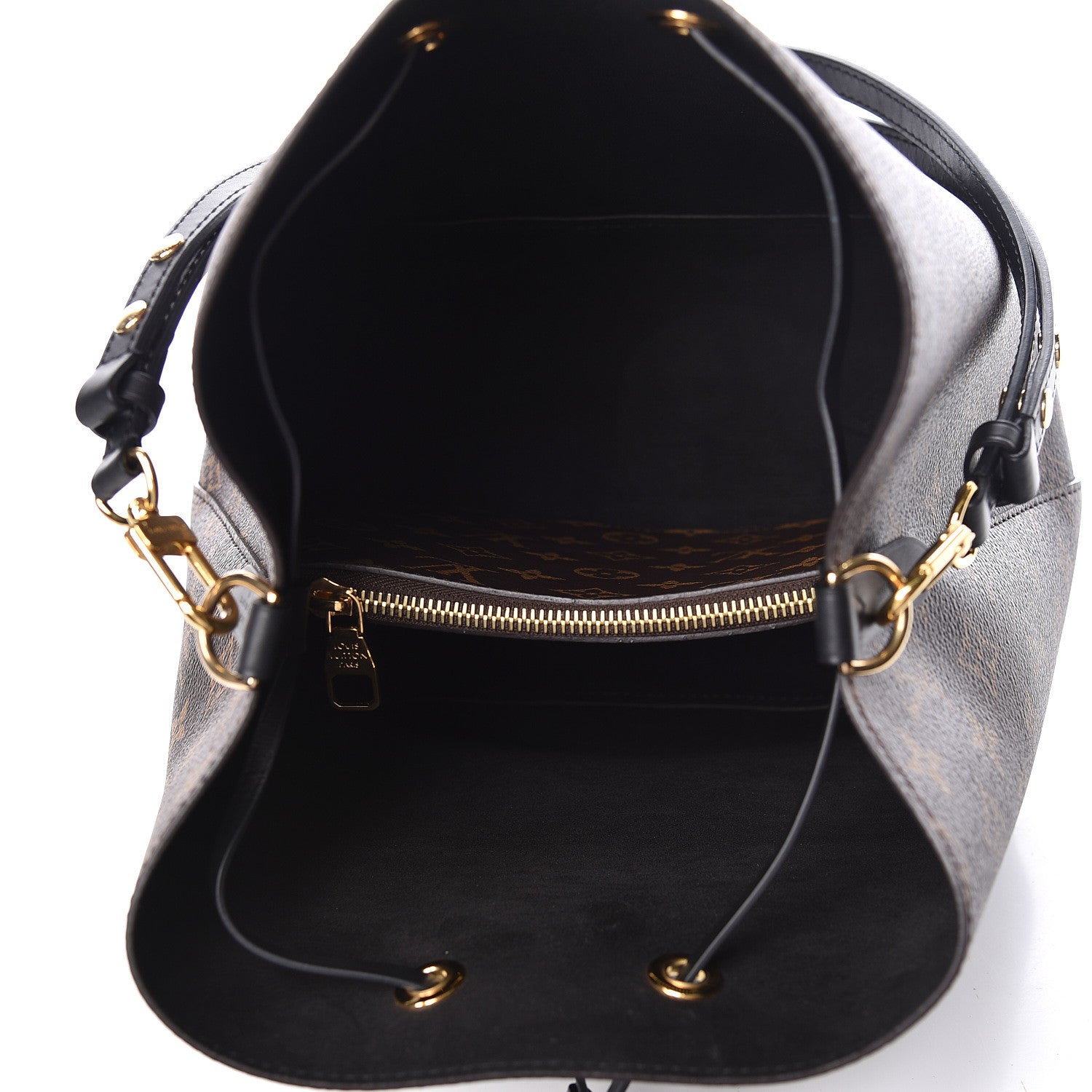 Louis Vuitton Monogram Neonoe MM Black 7 of 10