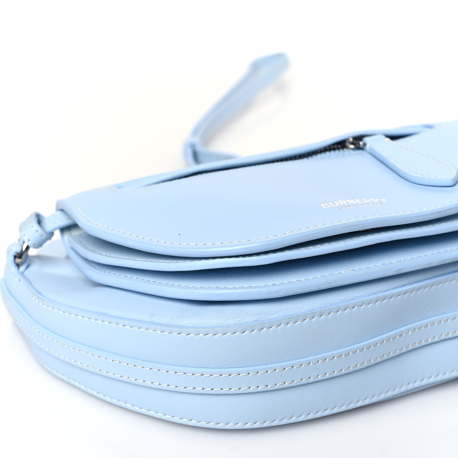 Burberry Smooth Calfskin Mini Double Olympia Pale Blue 6 of 7
