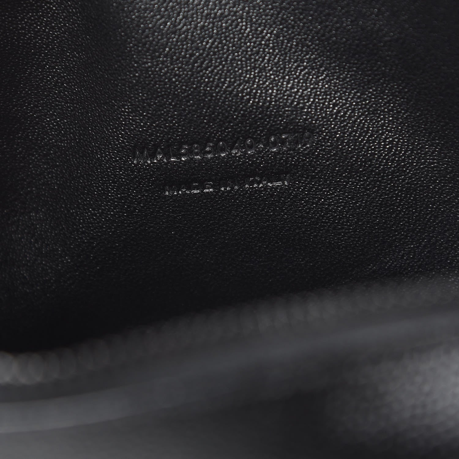 Saint Laurent Grain De Poudre Matelasse Monogram Mini Lou Camera Bag Black 9 of 11