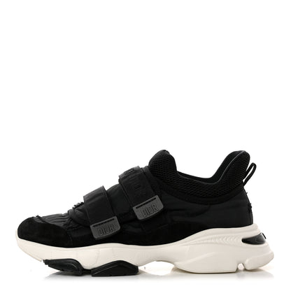 Christian Dior Technical Fabric Nylon Camouflage Womens D-Wander Sneakers 37 Black 1 of 9