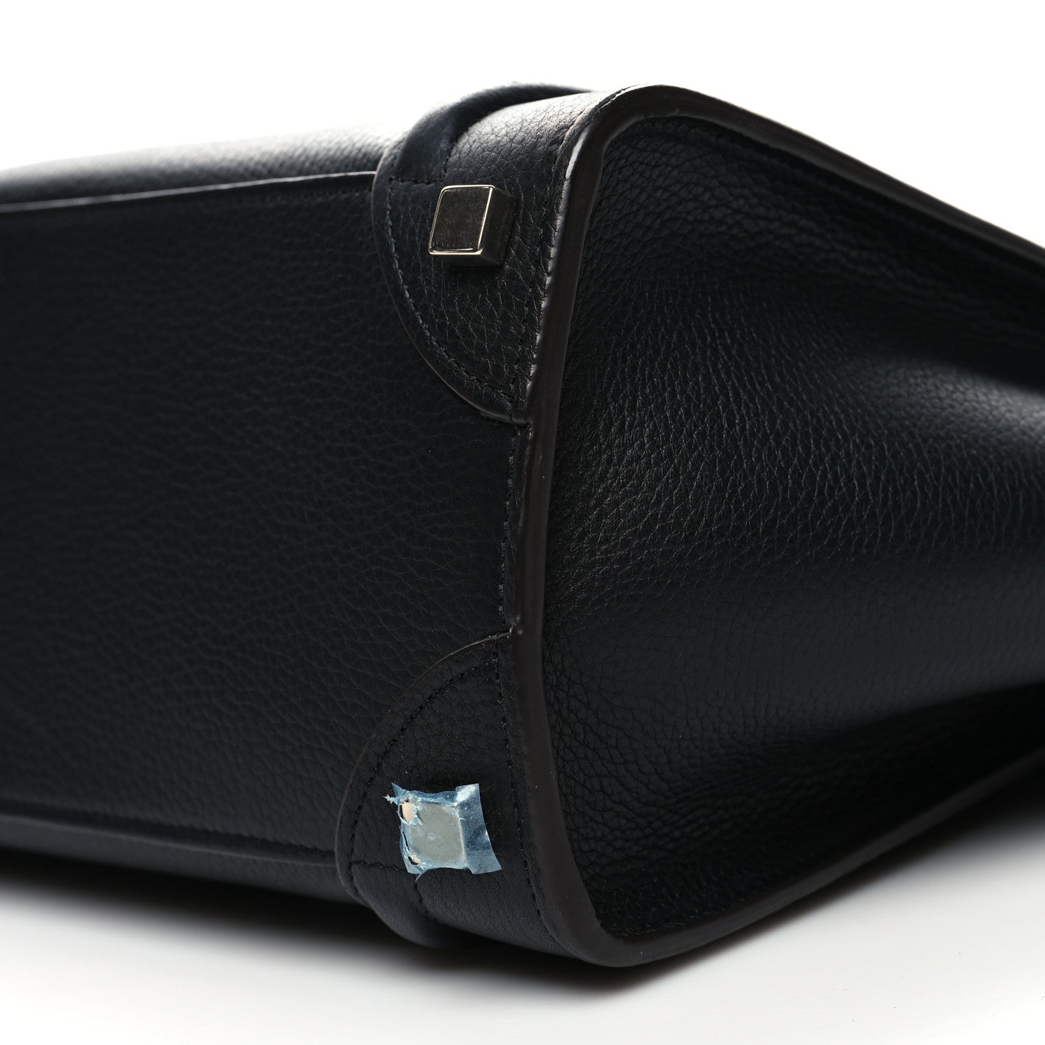 Celine Drummed Calfskin Micro Luggage Black 10 of 12