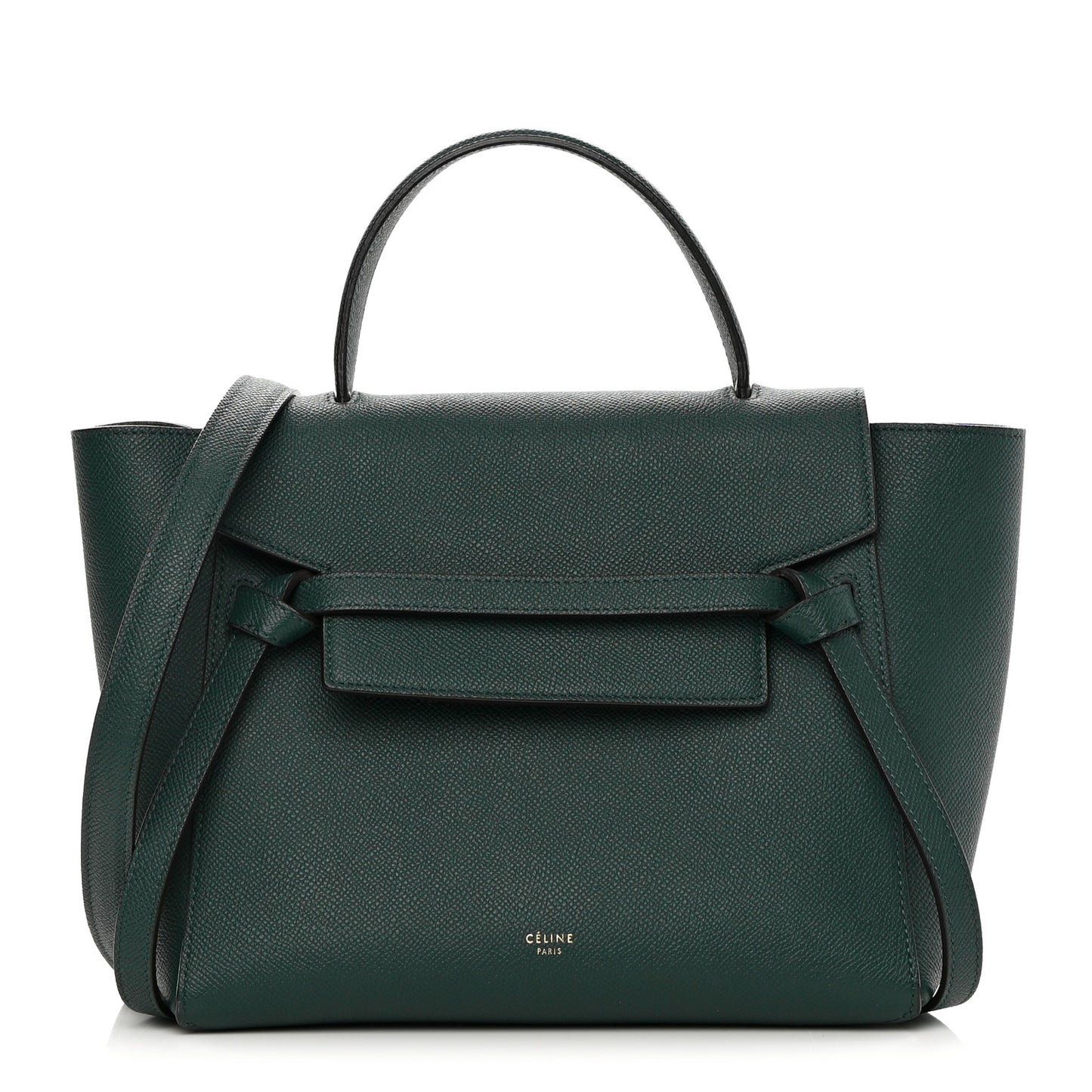 Grained Calfskin Micro Belt Bag Amazone