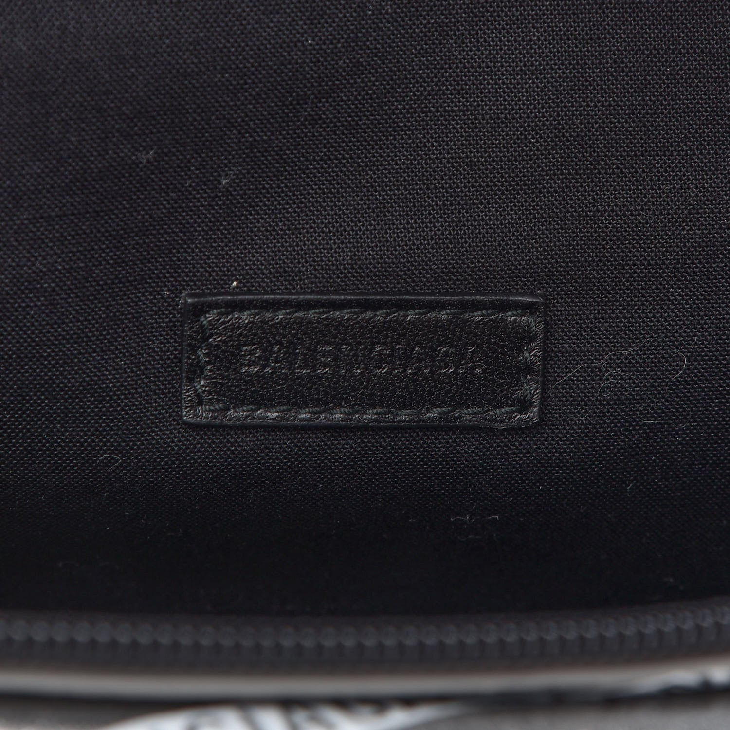 Balenciaga Metallic Calfskin Losange Monogram Explorer Belt Bag Silver Black White 7 of 9