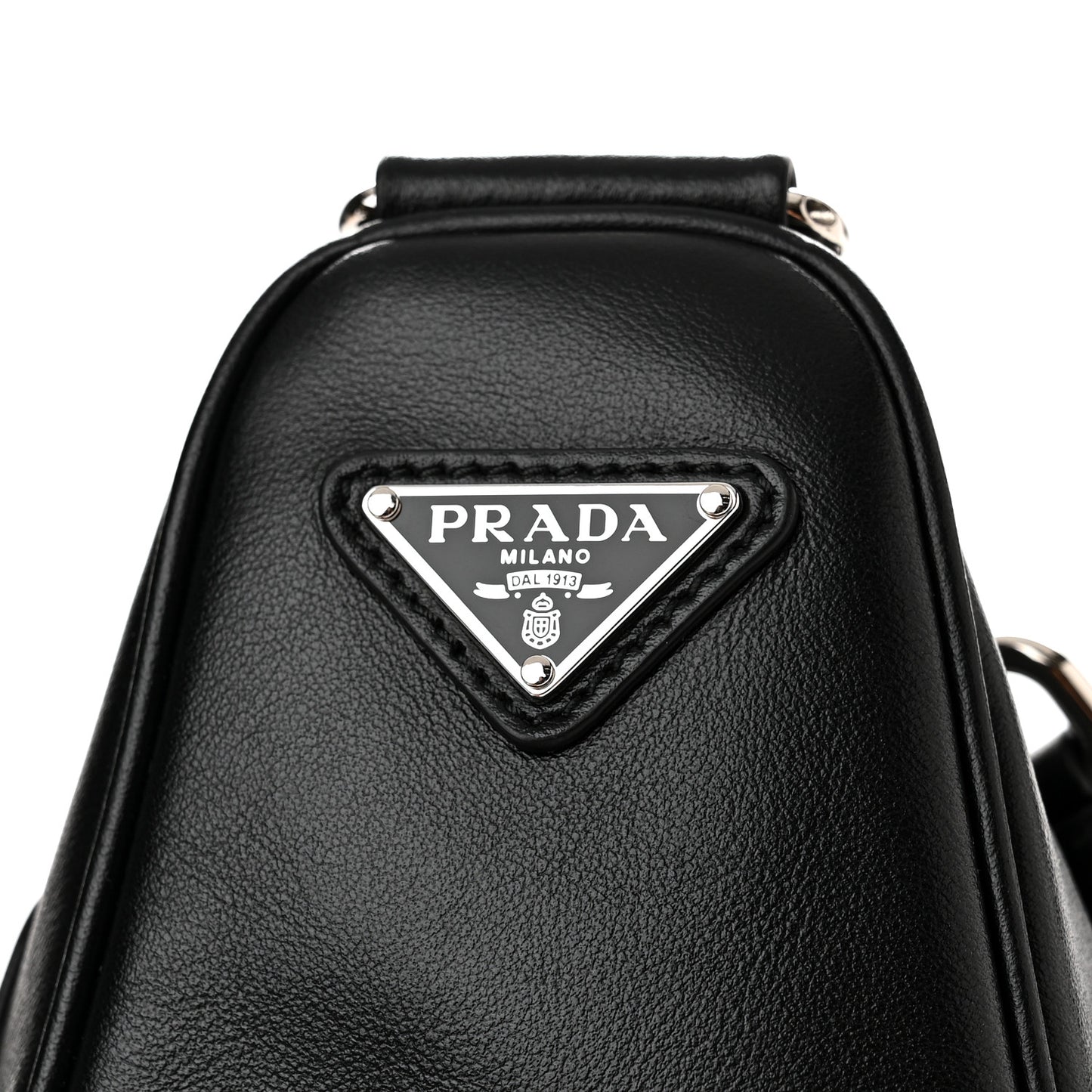Grace Lux Triangle Shoulder Bag Black