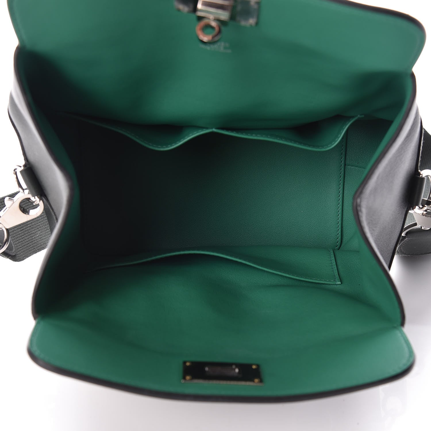 Hermes Swift Bi-Color Toolbox 20 Vert Fonce Menthe 6 of 10