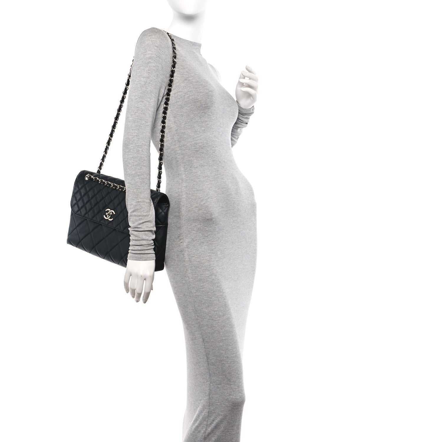 Chanel Calfskin Quilted In The Business Flap Bag Black 2 of 11