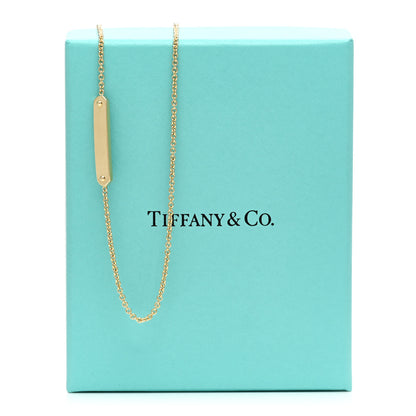 Tiffany 18K Yellow Gold Tag Chain Necklace 5 of 5
