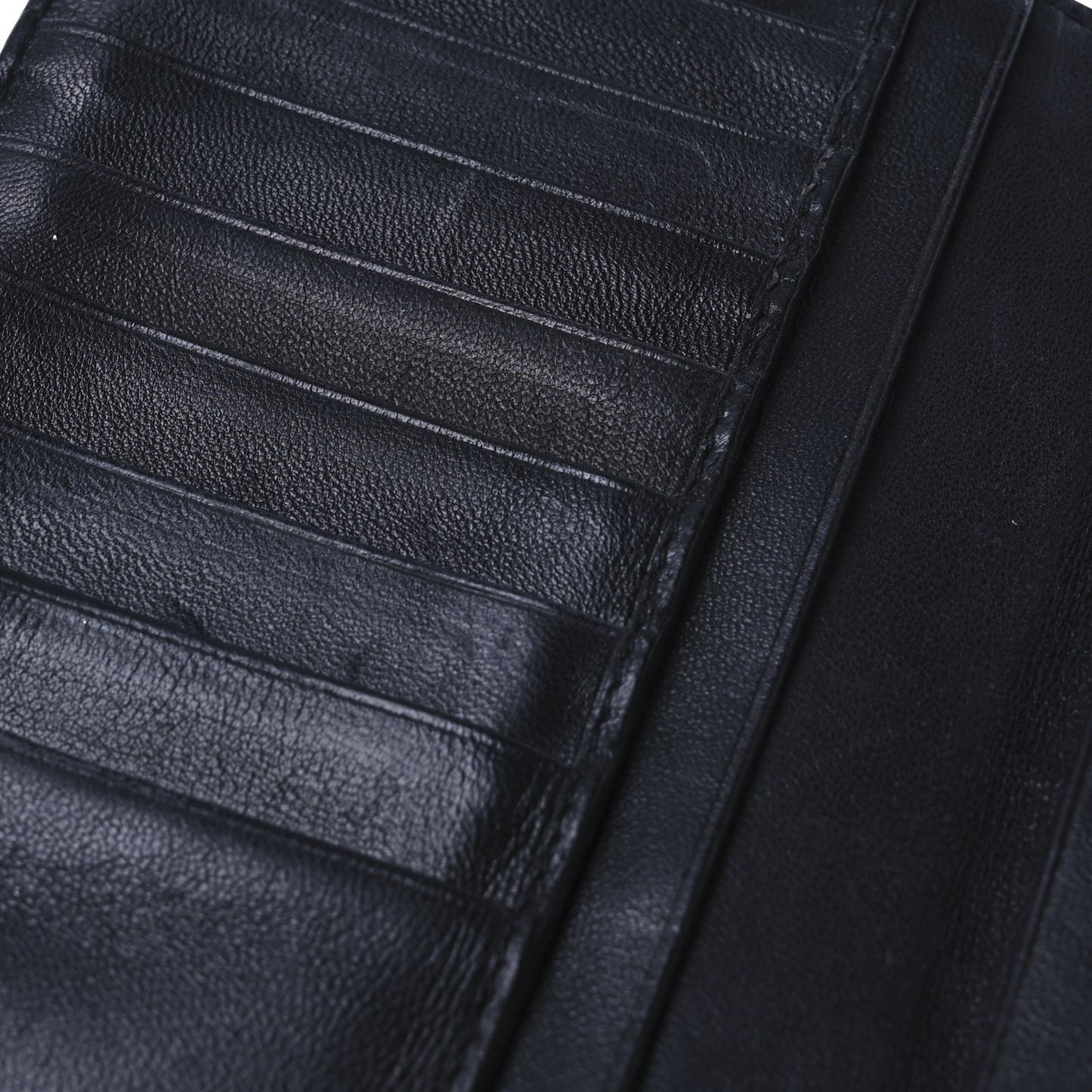 Patent Cannage Lady Dior Continental Wallet Black