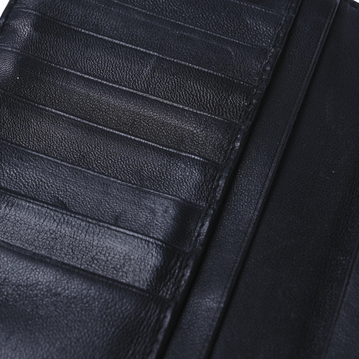 Christian Dior Patent Cannage Lady Dior Continental Wallet Black 9 of 13