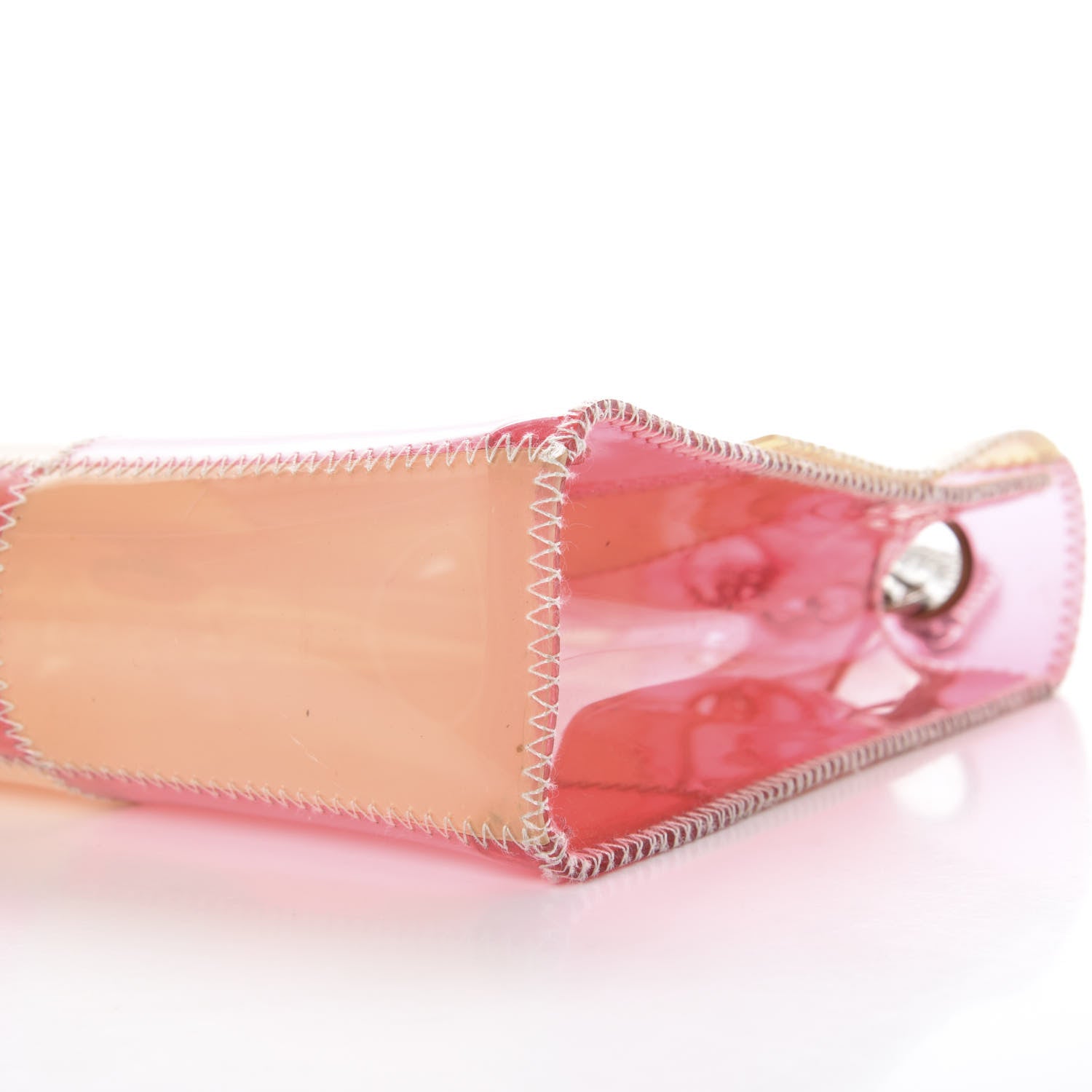 Chanel PVC Stitched Flap Beige Pink 9 of 11