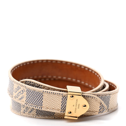 Louis Vuitton Damier Azur Box It Bracelet 17 1 of 5