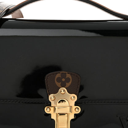 Louis Vuitton Patent Calfskin Monogram Cherrywood BB Black 7 of 10