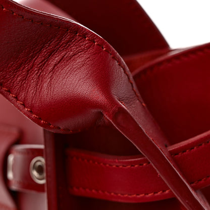 Celine Supple Grained Calfskin Big Bag Bucket Red 11 of 17