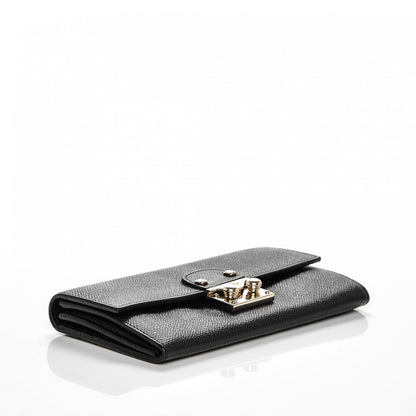 Valentino Garavani Calfskin Continental Flap Wallet Black 4 of 8