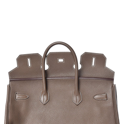 Hermes Taurillon Clemence Birkin 35 Etoupe 14 of 40